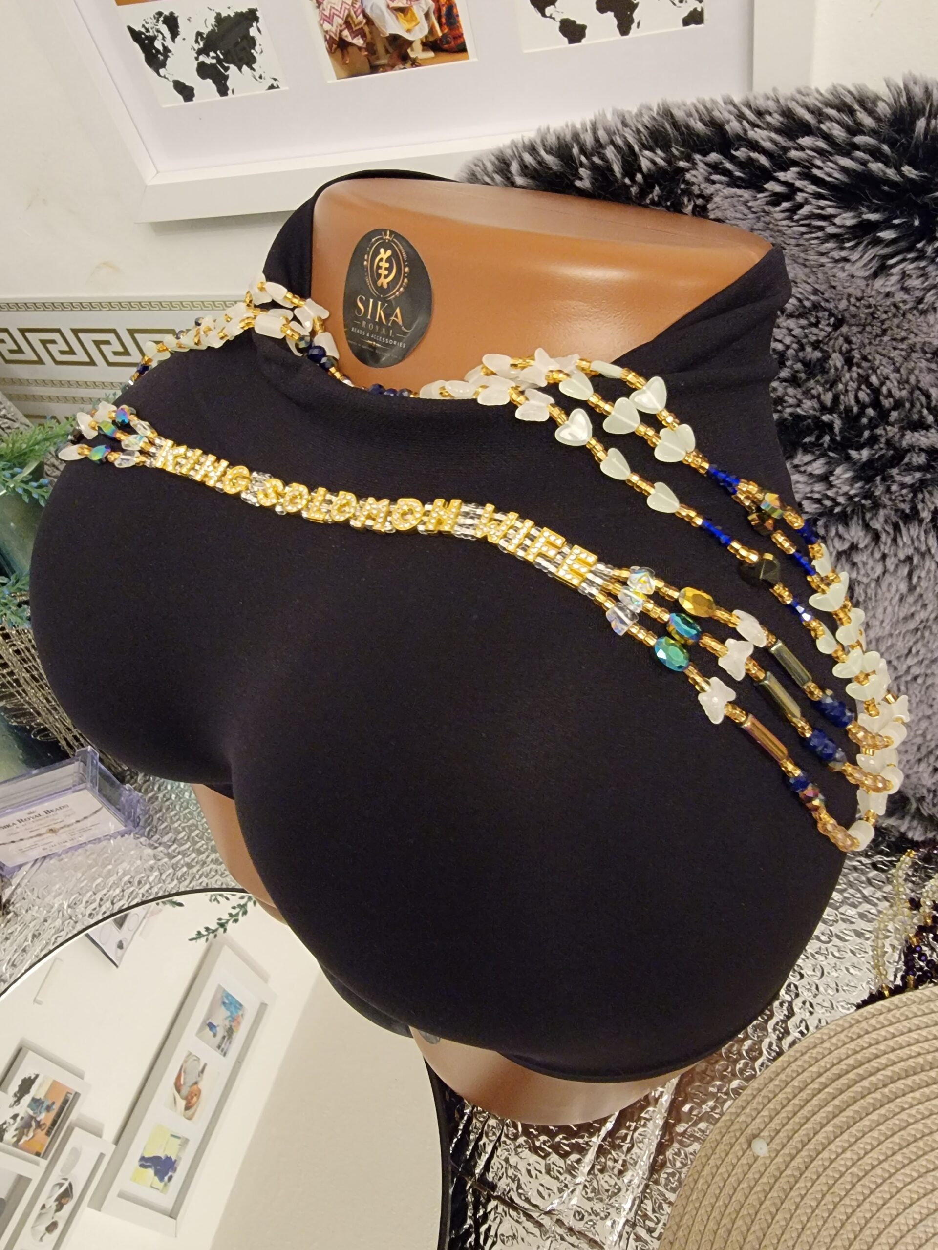 Sika Royal Beads beadwork detail